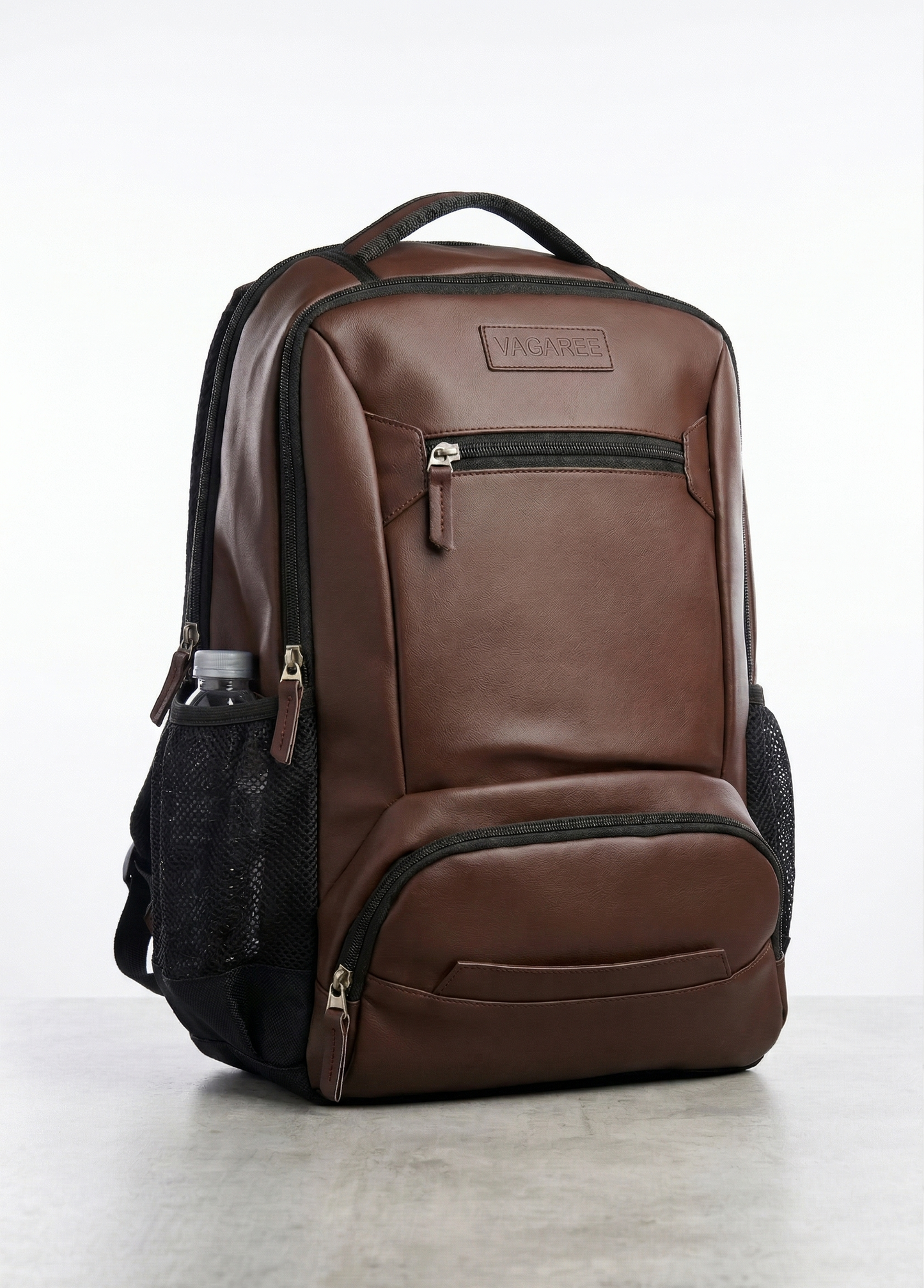 VAGAREE Vegan Leather Laptop Backpack for Men & Women | Premium Office Bag with Smart Organization, Water-Resistant Design & All-Day Comfort | Work, Travel & Daily Use