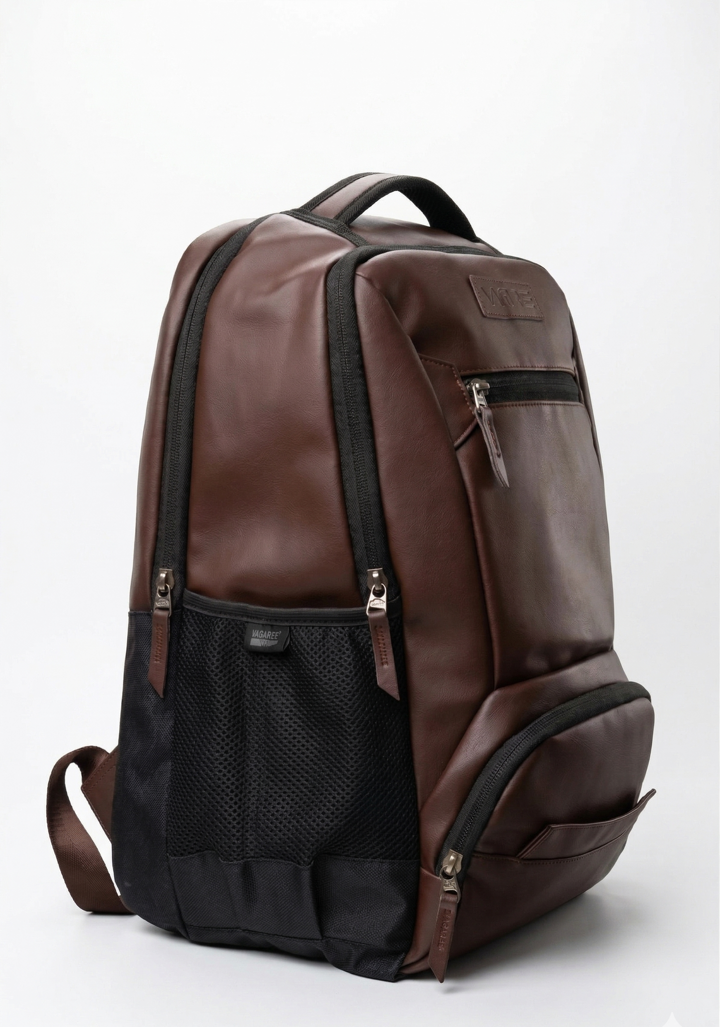 VAGAREE Vegan Leather Laptop Backpack for Men & Women | Premium Office Bag with Smart Organization, Water-Resistant Design & All-Day Comfort | Work, Travel & Daily Use