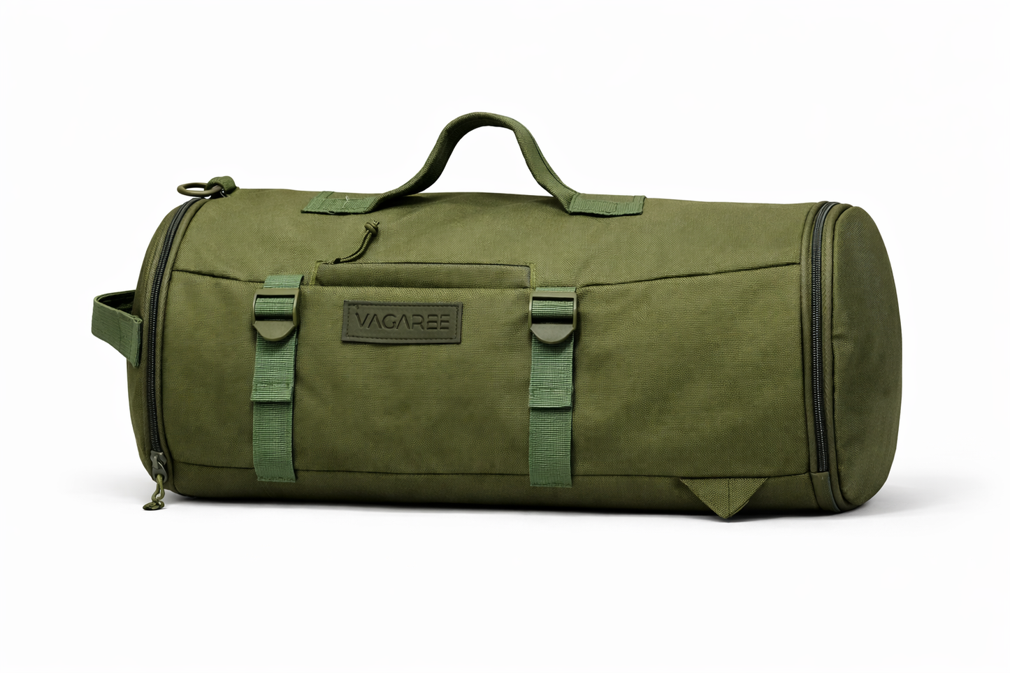 VAGAREE Convertible Duffel Backpack | 2-in-1 Gym & Travel Bag with Shoe Compartment, Natural Canvas Fabric, Large Capacity & Multi-Carry Design