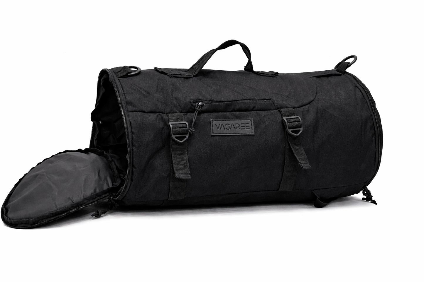 VAGAREE Convertible Duffel Backpack | 2-in-1 Gym & Travel Bag with Shoe Compartment, Natural Canvas Fabric, Large Capacity & Multi-Carry Design