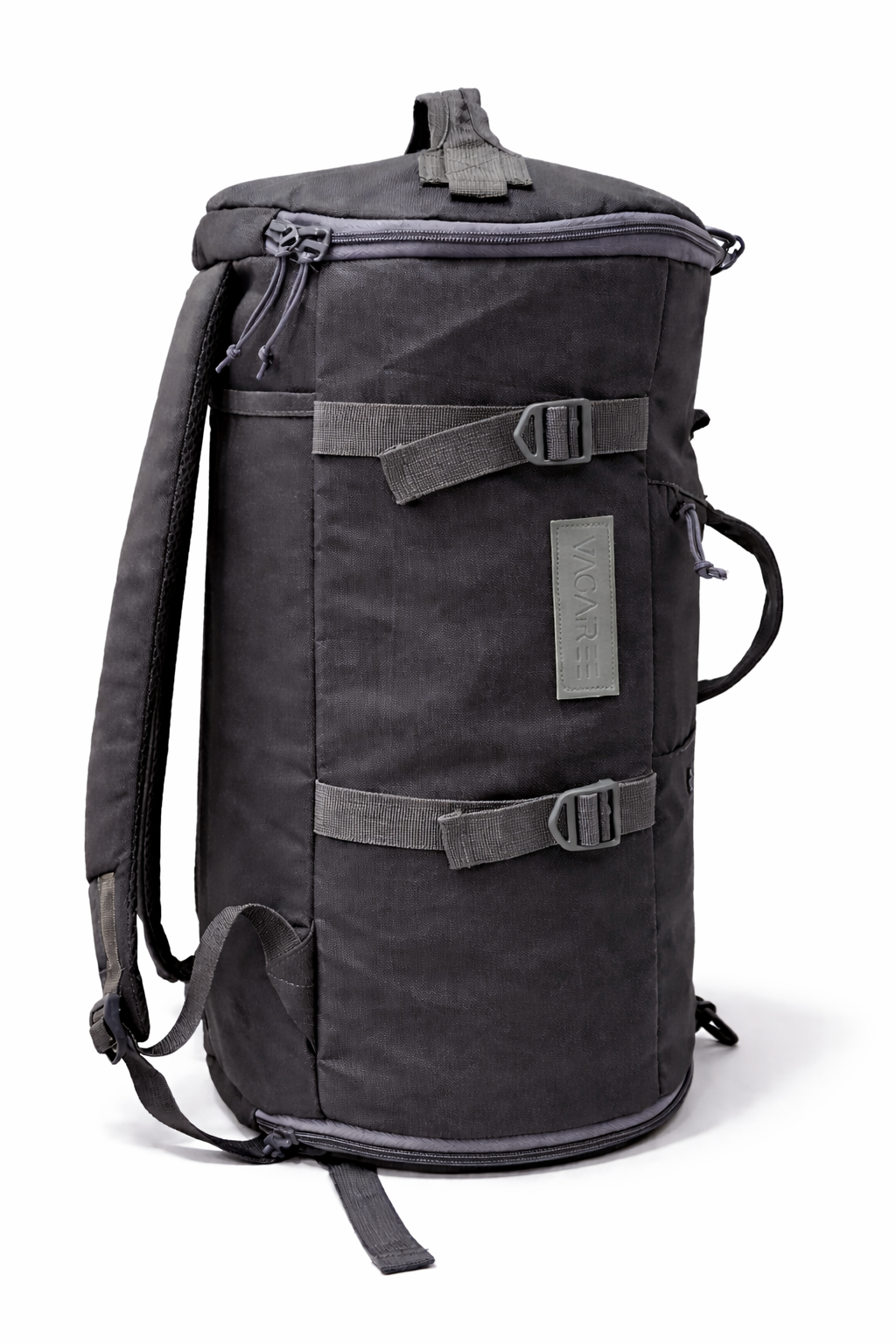 VAGAREE Convertible Duffel Backpack | 2-in-1 Gym & Travel Bag with Shoe Compartment, Natural Canvas Fabric, Large Capacity & Multi-Carry Design