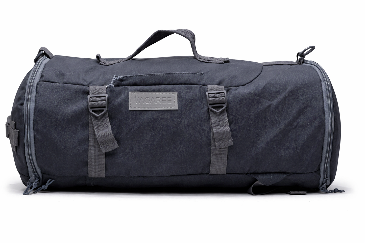 VAGAREE Convertible Duffel Backpack | 2-in-1 Gym & Travel Bag with Shoe Compartment, Natural Canvas Fabric, Large Capacity & Multi-Carry Design